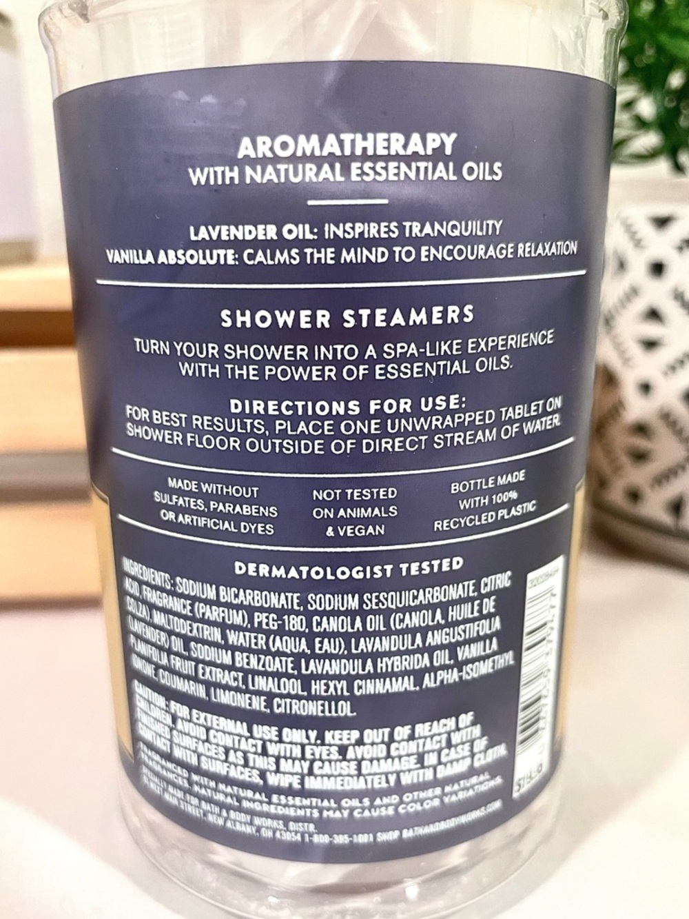 Bath & Body Works Lavender Vanilla Sugar Body Scrub & Shower Steamers | NIB - Picture 3 of 5